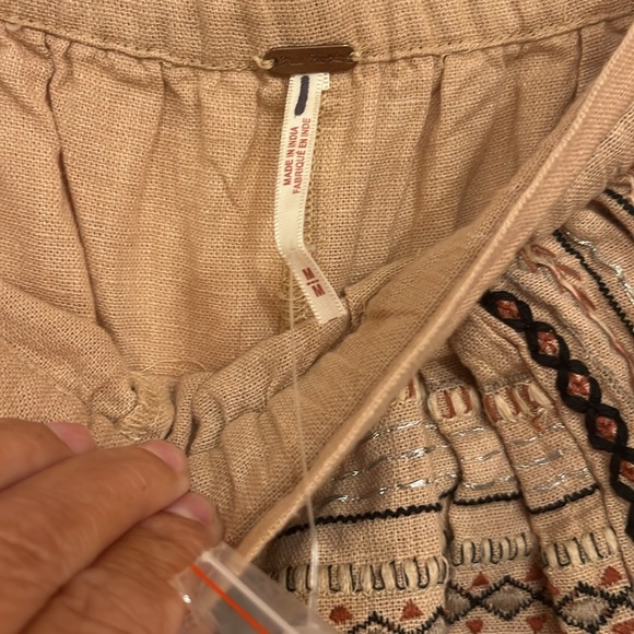 NWOT Free People Undertow Embroidered Shorts - Picture 8 of 9
